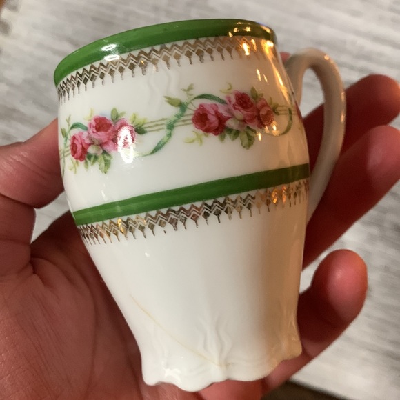 Rare! Antique C.T. Germany Carl Tielsch Altwasser Cups and Saucers Set 8 Piece - Picture 8 of 13